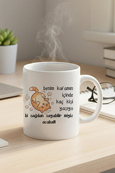 giftkonsept Can We Drink? Aceba Funny Cat Printed Gift Mug