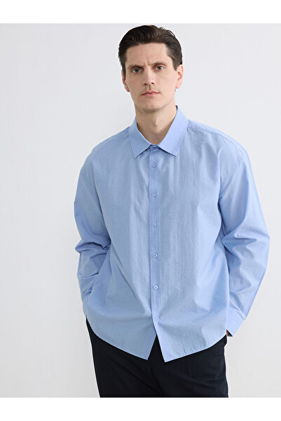 LC Waikiki Rmz Gi̇yi̇m Farkiyla Standard Fit Po Poplin Rkek Shirt