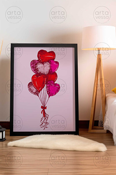 Artavessa لوحة فنية بإطار أسود من قطعة واحدة - ARTPLSTKSYH18