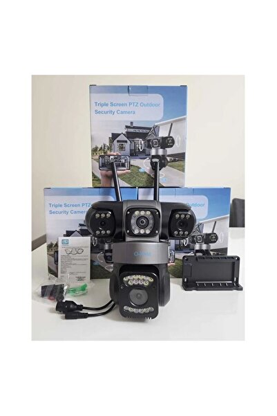 Esvision ES-5904 8MP 4 Lensli Akıllı Güvenlik Kamerası Hieasy Wifi Gece Görüş...