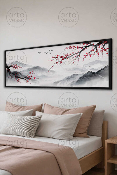 Artavessa Tek Parça Siyah Çerçeveli Panoramik Tablo - ARTSYHMDFYTY11