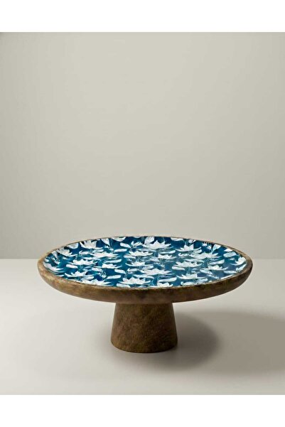 FARALYAHOME Mango Wood Standing Cake Stand Presentation Holder 30X30X13,50 cm...