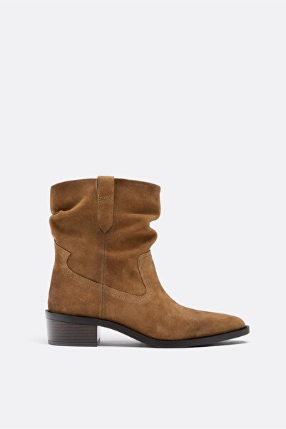 Stradivarius Slouchy kesim deri bot