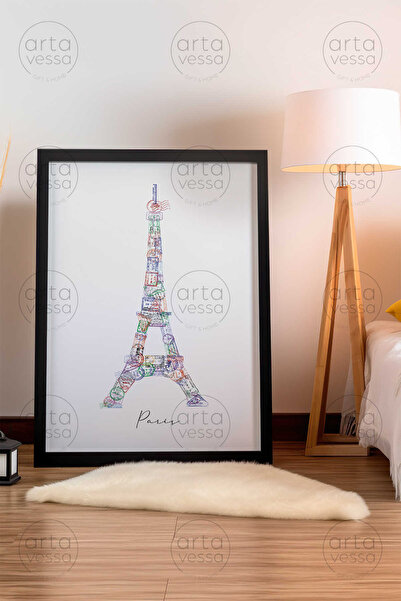 Artavessa لوحة فنية بإطار أسود من قطعة واحدة - ARTPLSTKSYH28