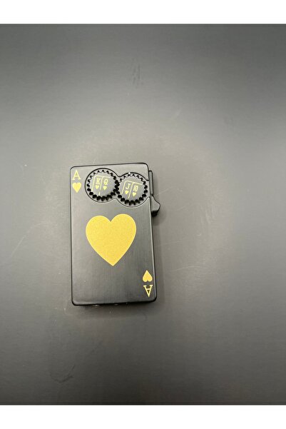 Hunter Maça Ası Temalı Yeşil Pürmüzlü Premium Metal Koleksiyon Çakmak