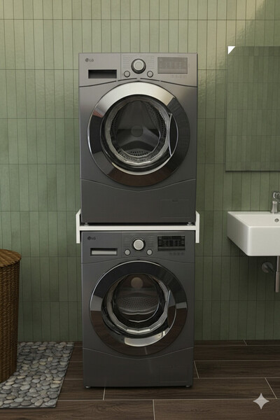 Haus Modüler Tina Çamaşır ve Kurutma Makine Dolabı
