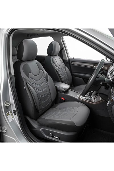 ACKSTORE غطاء مقعد سيارة من الجلد متوافق مع أوبل كورسا بي، طقم أمامي/خلفي، سل...