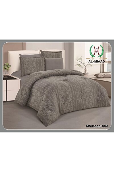 ALMIAAD Luxury Jacquard Double Quilt Set (6 Pieces) - Double Bedspread Set