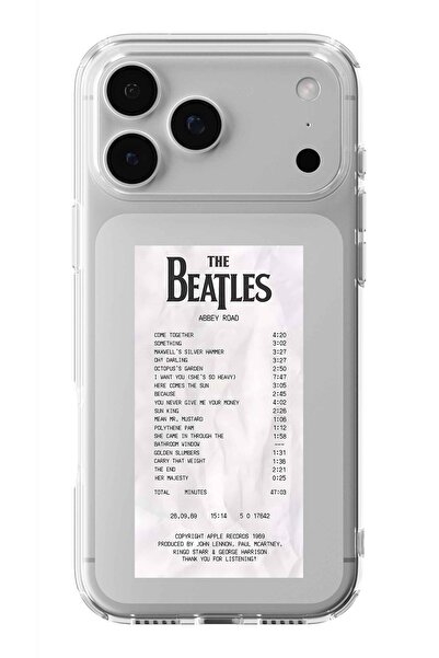 Multitronic حافظة شفافة مطبوعة بتصميم ألبوم The Beatles Abbey Road متوافقة مع...