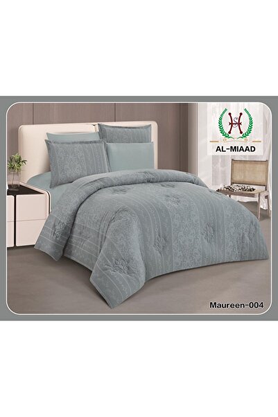 ALMIAAD Luxury Jacquard Double Quilt Set (6 Pieces) - Double Bedspread Set