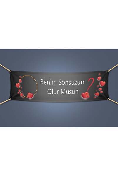 Byken لافتة "هل ستتزوجني" من القماش مقاس 75 × 200 سم لافتة زواج