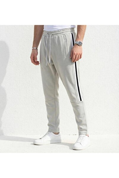 Plus Scorpion Ανδρικό βαμβακερό φούτερ στενής εφαρμογής με λεπτομέρεια στην π...