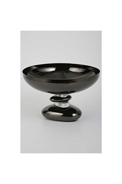 Vitale Volkan Black Bowl 23*23*9 cm Mtfk.0169