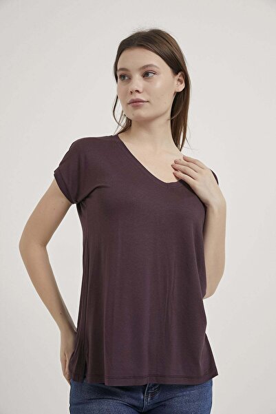 Arma Life ARMALIFE 2000 Tricou de damă lejer din viscoză cu decolteu în V