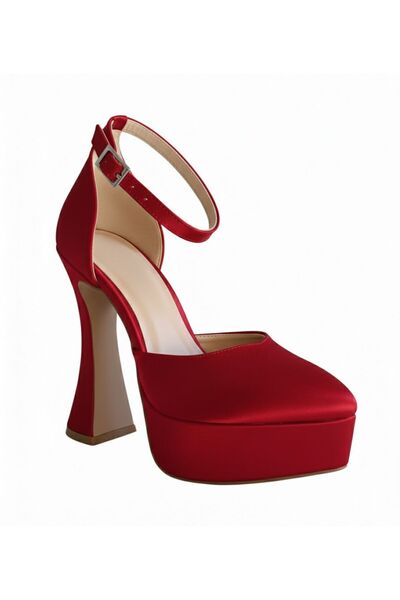 MAJESTE Topuklu abiye ayakkabı yüksek platformlu