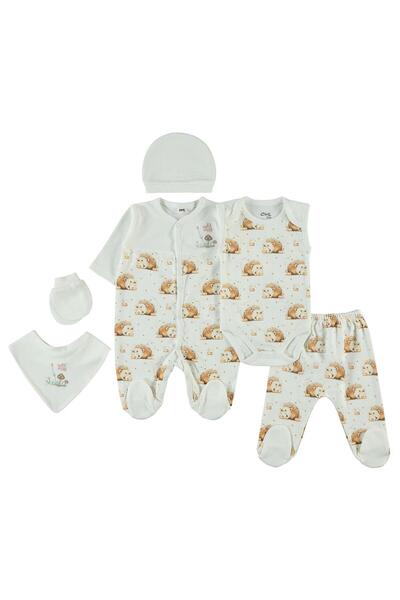 Civil Baby Baby Girl 6-Piece Bodysuit Sets - White 0-1 Month