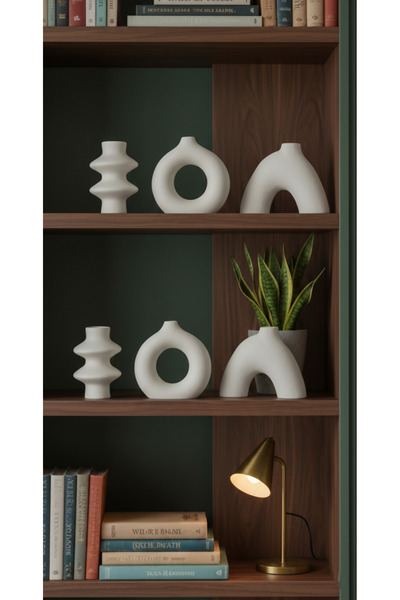 ALTUNOĞLU TASARIM مجموعة من 3 مزهريات ديكور عصرية على الطراز الاسكندنافي - قط...