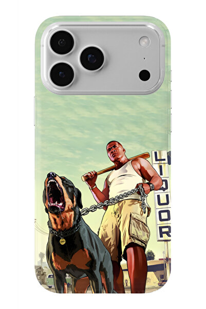 Multitronic حافظة شفافة مطبوعة بتصميم فرانكلين متوافقة مع آيفون 17 برو