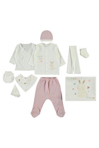 Civil Baby Kız Bebek Zıbın Setleri - Pudra