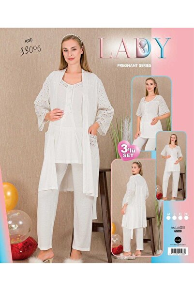 NightLove Maternity Dressing Gown Nightgown Set
