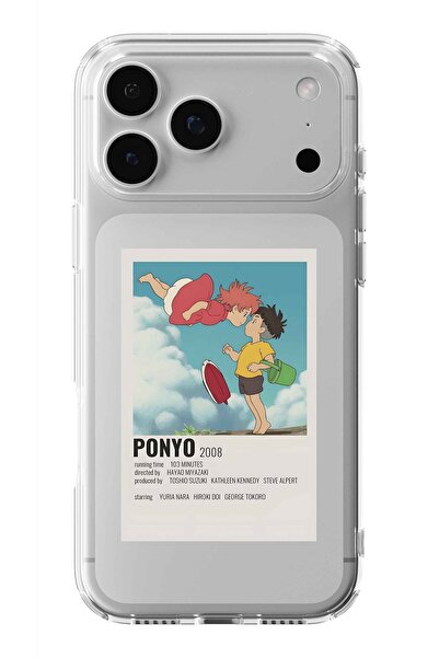 Multitronic حافظة شفافة مطبوعة بتصميم ملصق بوني مينيماليست متوافقة مع هاتف iP...