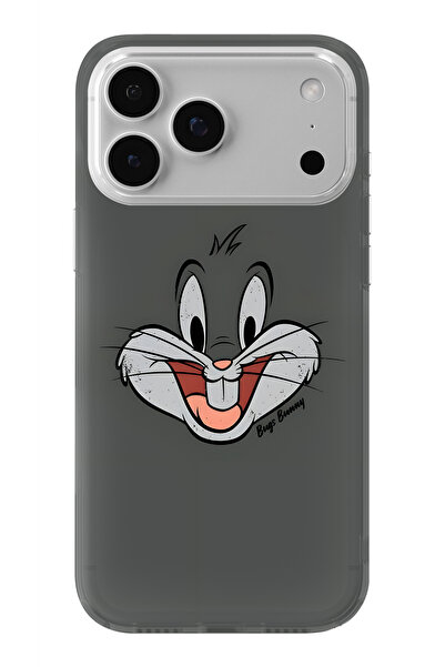 Multitronic حافظة شفافة مطبوعة بتصميم باغز باني متوافقة مع هاتف آيفون 17 برو ...