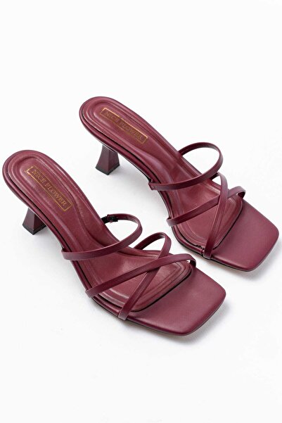 NiceDiffer Women's Sandals Slippers 7cm Heeled Casual Sandals Slippers