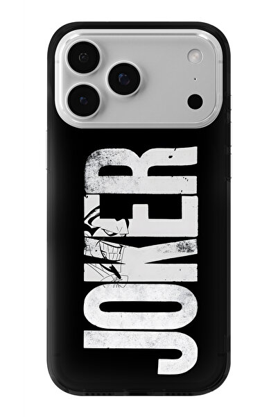 Multitronic حافظة شفافة مطبوعة بتصميم جوكر متوافقة مع هاتف iPhone 17 Pro Max