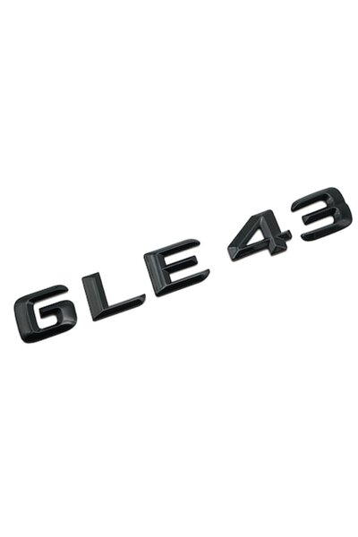 MERCEDES GLE 43 Black Emblem for Trunk