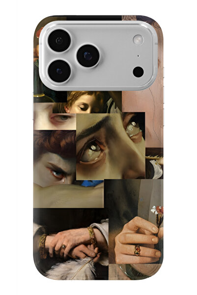 Multitronic حافظة شفافة مطبوعة بتصميم فني متوافق مع iPhone 17 Pro