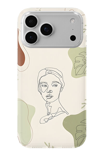 Multitronic حافظة شفافة مطبوعة بتصميم فني متوافقة مع هاتف iPhone 17 Pro Max