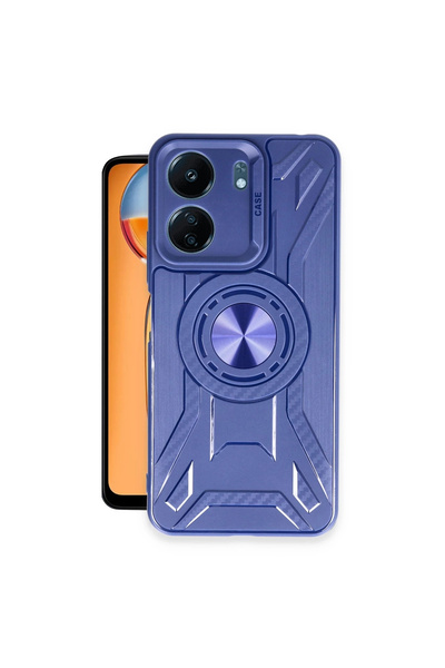 eco port حالة Redmi 13c من السيليكون لينكولن - أزرق داكن