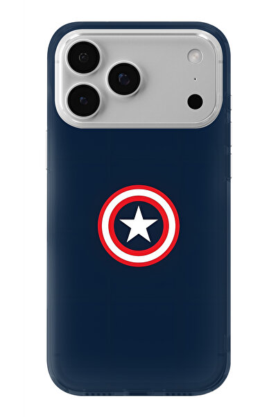 Multitronic iPhone 17 Pro Compatible Captain America Design Printed Transpare...