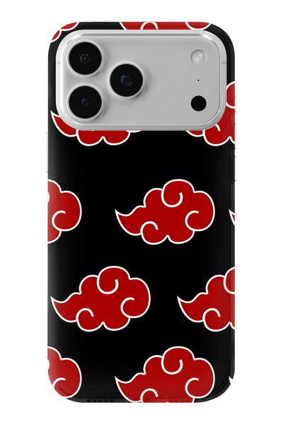 Multitronic حافظة شفافة مطبوعة بتصميم أكاتسوكي متوافقة مع آيفون 17 برو