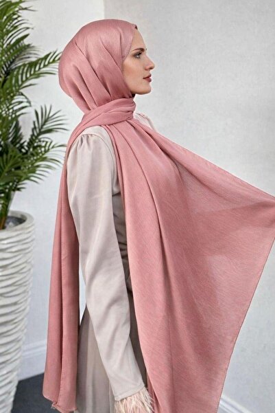 Şulemoda Giyim Βραδινό Φόρεμα JanJan με Σάλι PUDRA