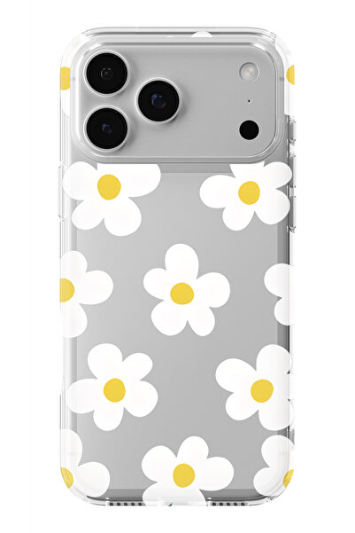 Multitronic حافظة شفافة مطبوعة بتصميم ديزي متوافقة مع هاتف آيفون 17 برو ماكس