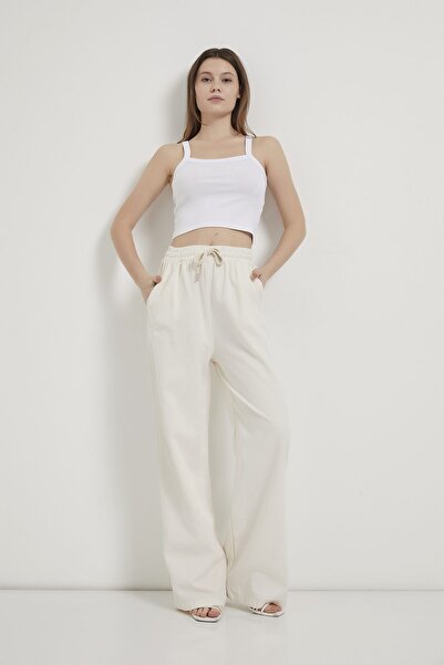 Arma Life Armalife 4707 Tensel Elastic Waist Palazzo Women's Pants