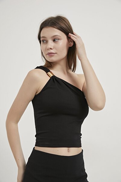 Arma Life Armalife 1491 Accessory Detail One Shoulder Women's Bluz