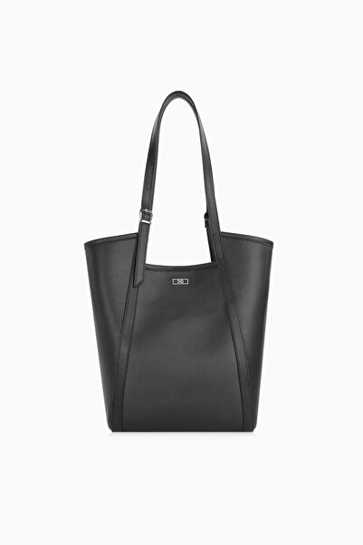 CENGİZ PAKEL Women's Shopper Shoulder Bag - 7608 - Black