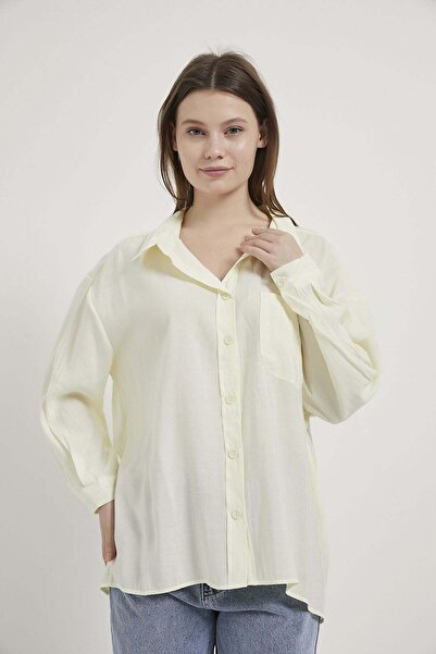 Arma Life Armalife 1400 Modal Oversize Open Collar Women's Shirt