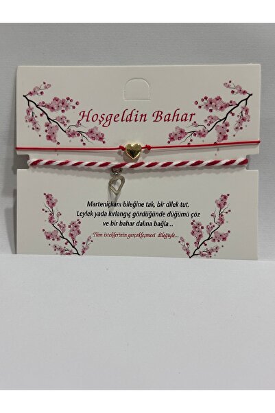 Darya Dd708 Marteniçka / Martenitsa Spring Bracelet – Red and White Thread – ...