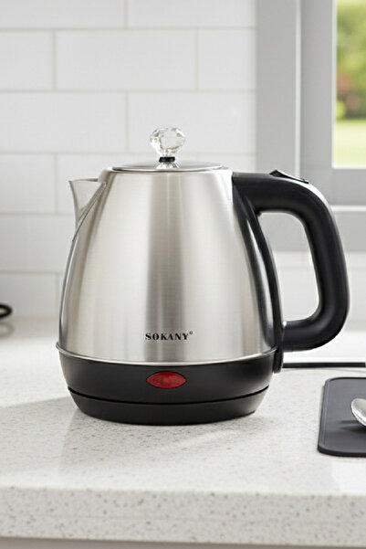 SOKANY 1.7L Paslanmaz Çelik Elektrikli Kettle 1500W SK-09046