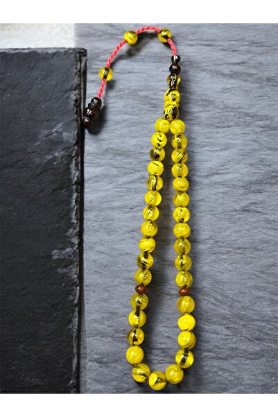 izmirpazarı Tiny Squeeze Amber Sphere Cut Prayer Beads