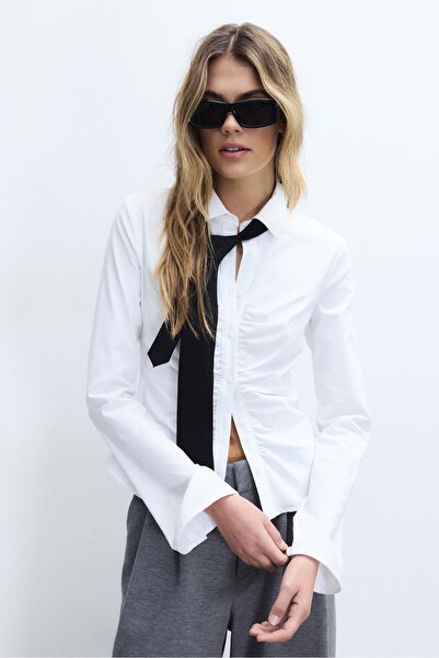 Stradivarius Büzgülü bengalin gömlek