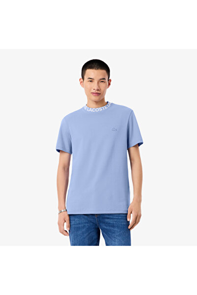 Lacoste Jacquard Branded Pique T-shirt - TH9582-00-5QD