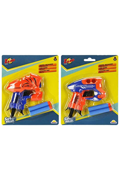 Sunman S00001373 مسدس رشاش إسفنجي بـ 2 طلقة KÇK.KRTL-SUN