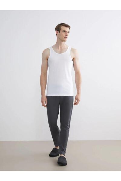 LC Waikiki U-Neck Combed Cotton Men's Undershirt 5-Pack (W5)