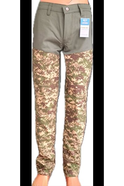 BeyzDenim Green Bordolu Camouflage Hunting and Hiking Pants, Water Repellent ...