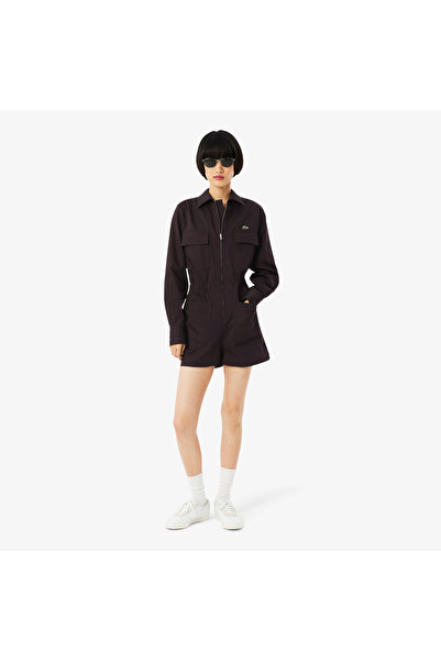 Lacoste Polo Collar Stretch Gabardine Playsuit - EF0557-00-3LA