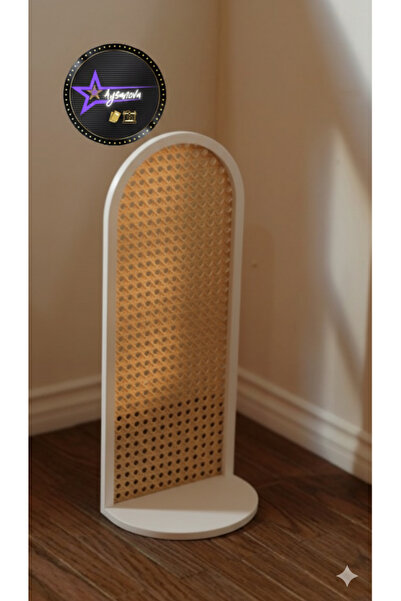 aysanova Minyatür Rattan Paravan Minyatür Gizlilik Perdesi-Doll House